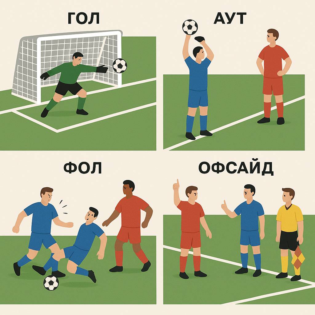 основные правила игры в футбол